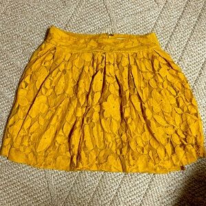 Mustard color skirt